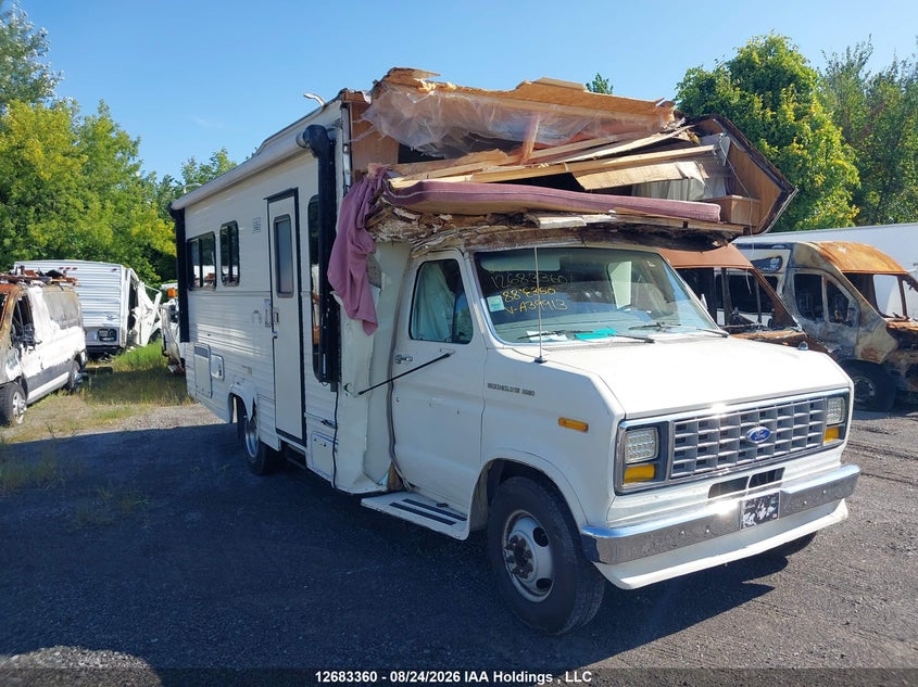 1988 Ford Econoline E350 Cutaway Van, Крыша, IAAI, VIN 1FDKE30G8JHA39913