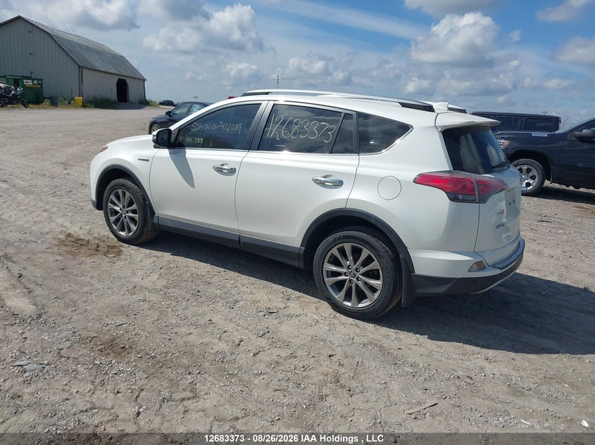 Vin: jtmdjrev4jd164255, lot: 3087645, toyota rav4 hv limited 20183