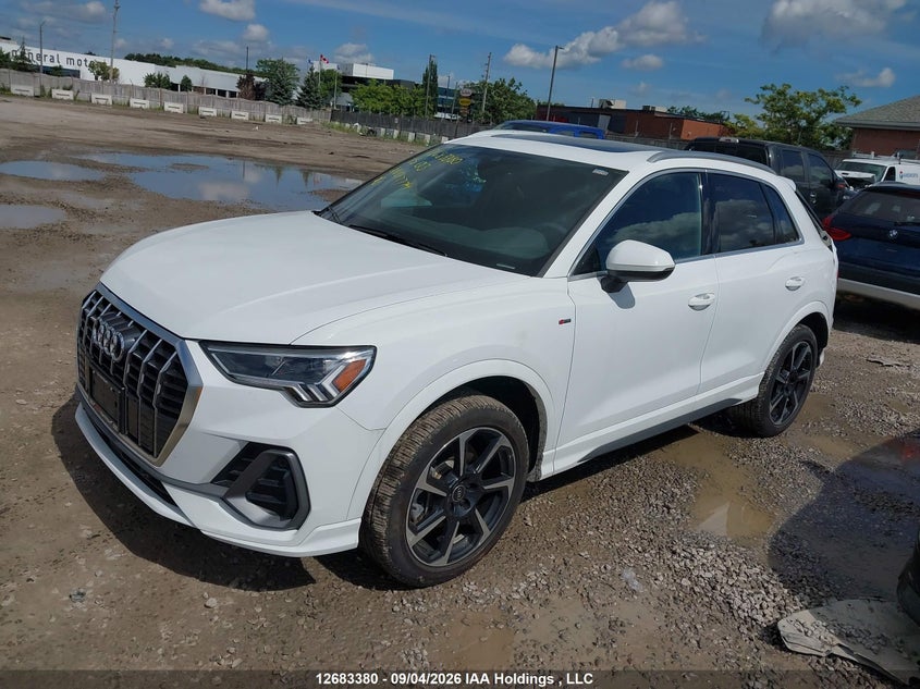 2025 Audi Q3, Rear, IAAI, VIN WA1EECF36S1017774 — photo 2
