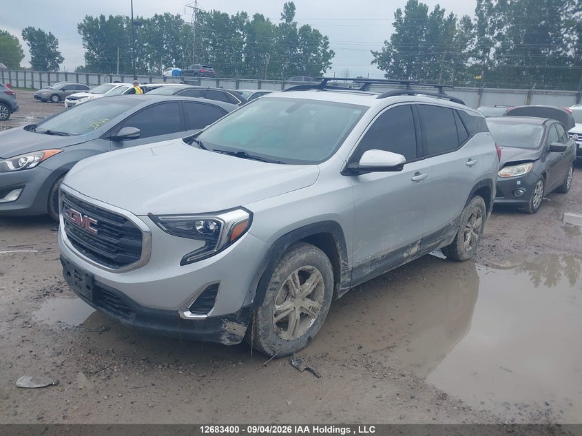 2018 GMC Terrain, Удар спереду, IAAI, VIN 3GKALTEV4JL169836 — фото 2