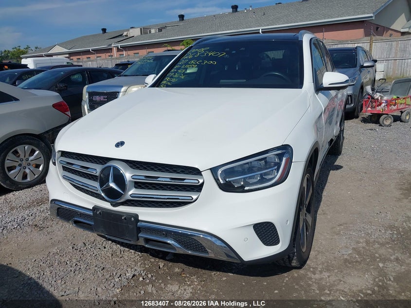 2020 Mercedes-Benz Glc 300 4Matic, Left Side, IAAI, VIN WDC0G8EB8LV211159 — photo 2