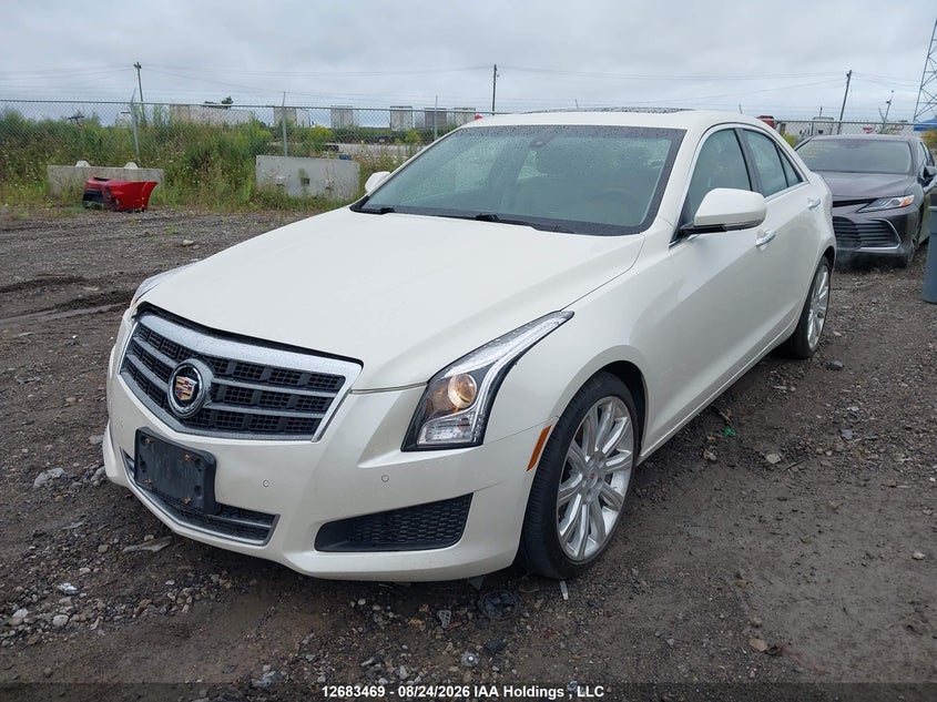 2014 Cadillac ATS, Удар спереди, IAAI, VIN 1G6AH5R32E0159975 — фото 2