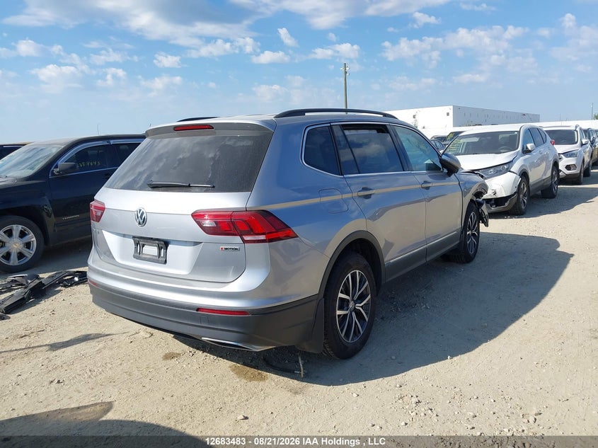 Vin: 3vv2b7ax7lm118881, lot: 3087756, volkswagen tiguan se/sel 20204
