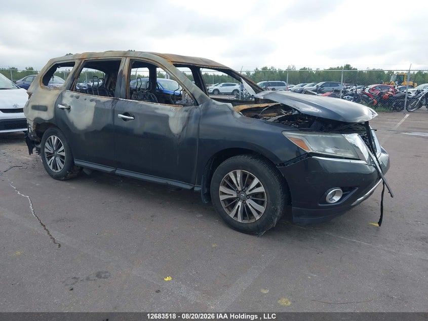 2016 Nissan Pathfinder Platinum/S/Sl/Sv, Полностью сгорел, IAAI, VIN 5N1AR2MM8GC631232