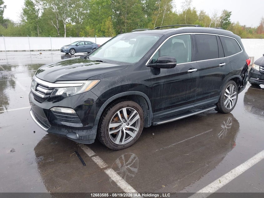 2016 Honda Pilot, Лівий зад, IAAI, VIN 5FNYF6H99GB510172 — фото 2