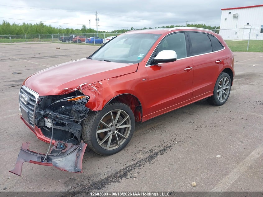 2016 Audi SQ5, Удар спереди, IAAI, VIN WA1LCAFP5GA079985 — фото 2