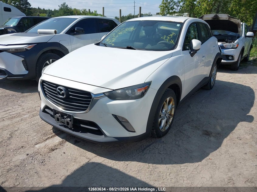 Vin: jm1dkbc7xg0106465, lot: 3087912, mazda cx-3 gs 20162
