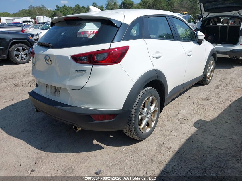 Vin: jm1dkbc7xg0106465, lot: 3087912, mazda cx-3 gs 20164
