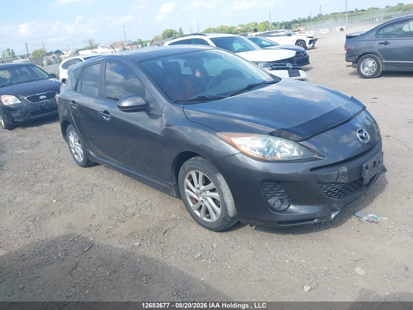 Vin: jm1bl1l74c1685018, lot: 3087955, mazda mazda3 gs-sky 20121