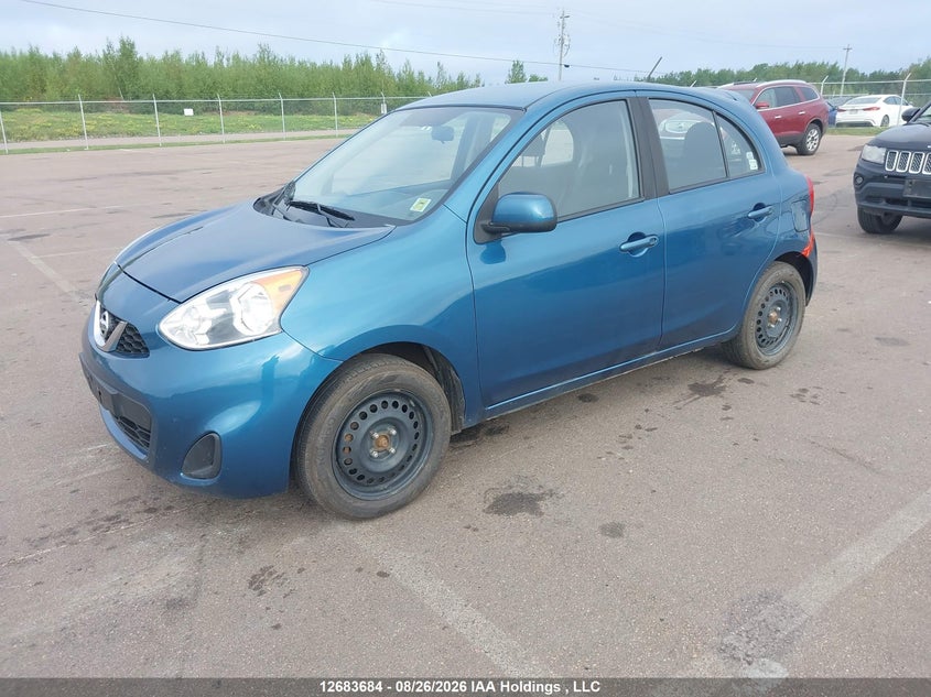 2017 Nissan Micra, Rear, IAAI, VIN 3N1CK3CP8HL246071 — photo 2