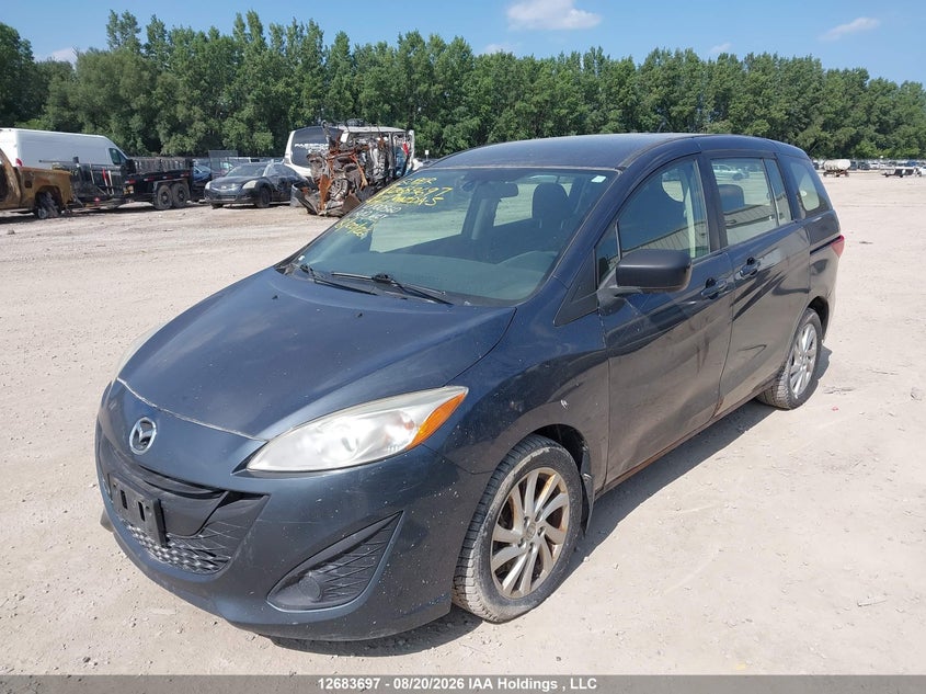 2012 Mazda 5, Возможны проблемы с механикой, IAAI, VIN JM1CW2CL8C0100560 — фото 2