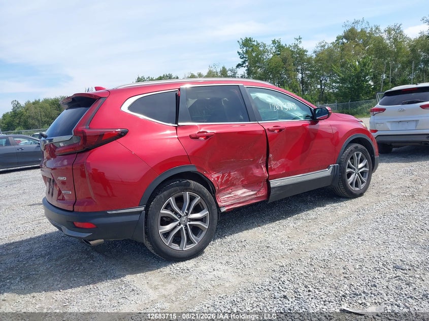 Vin: 2hkrw2h93nh220618, lot: 3088001, honda cr-v touring 20224