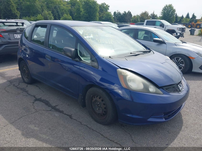 2009 Honda Fit, Rear, IAAI, VIN JHMGE88339S808775