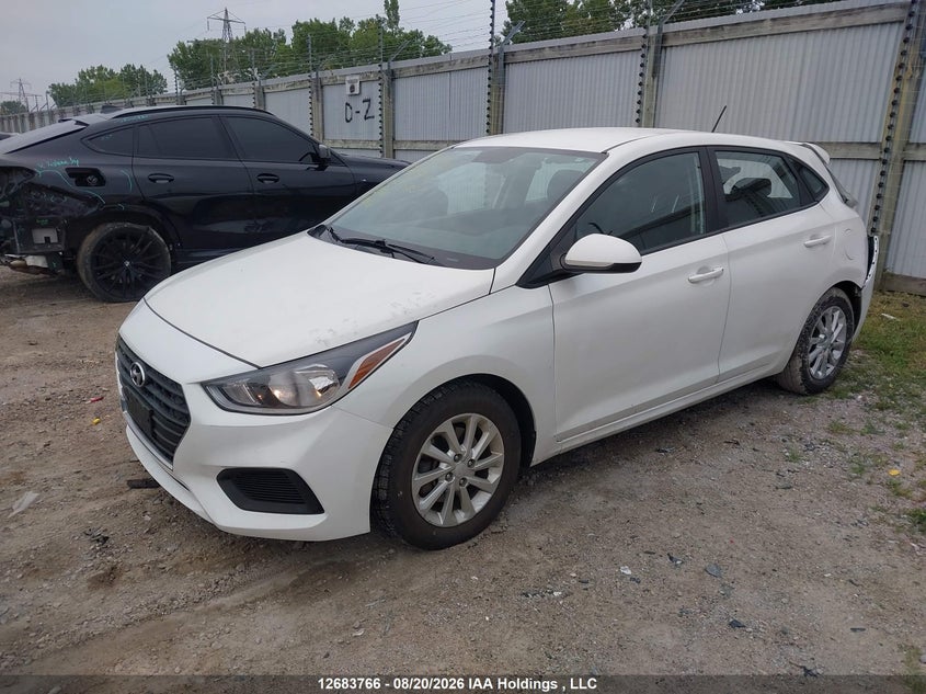 2019 Hyundai Accent, Rear, IAAI, VIN 3KPC25A38KE050670 — photo 2