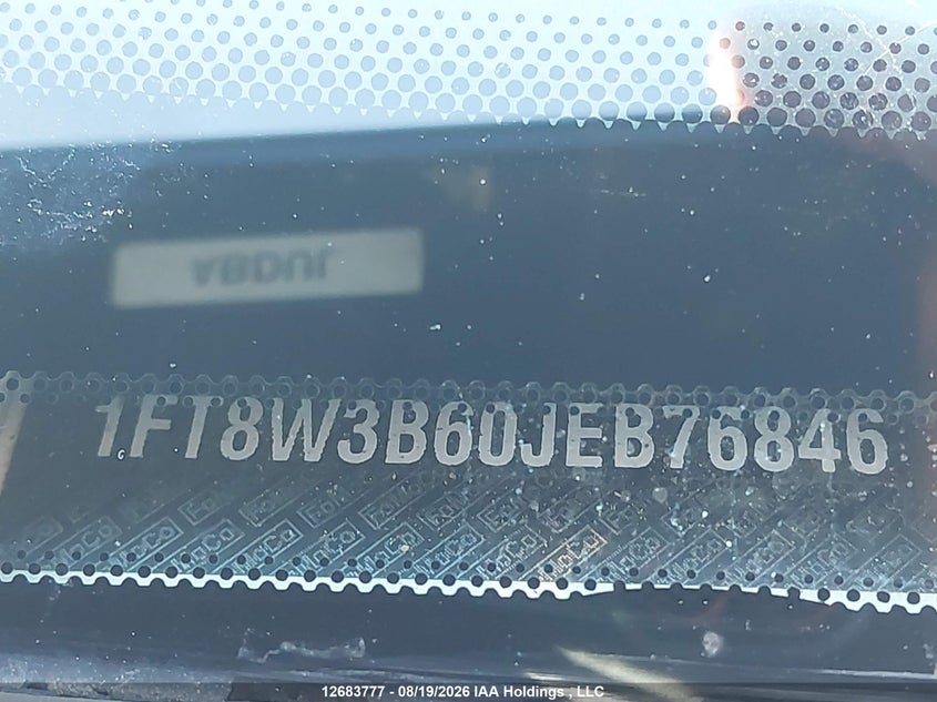 2018 FORD F350 PICKUP 6.2L V8 FI SOHC 16V NF2