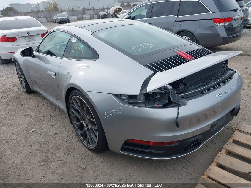 Vin: wp0ab2a95rs221179, lot: 3088121, porsche 911 carrera 4 gts/carrera 4s/carrera gts/carrera s/dakar 20243