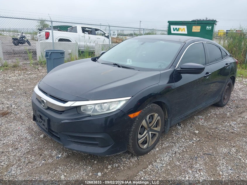 2018 Honda Civic, Удар ззаду, IAAI, VIN 2HGFC2F50JH007898 — фото 2