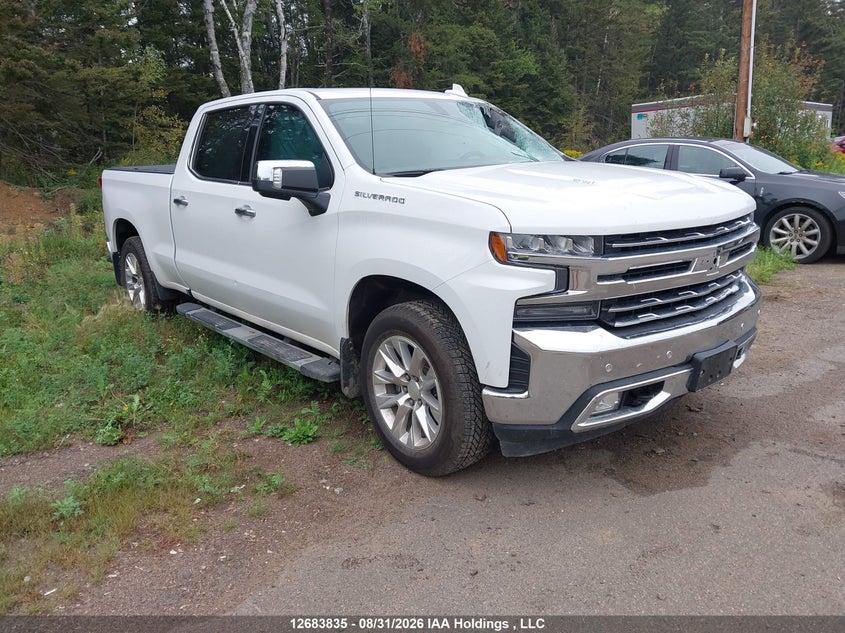 2022 Chevrolet Silverado 1500 Ltd Ltz, Front, IAAI, VIN 1GCUYGEL9NZ155395