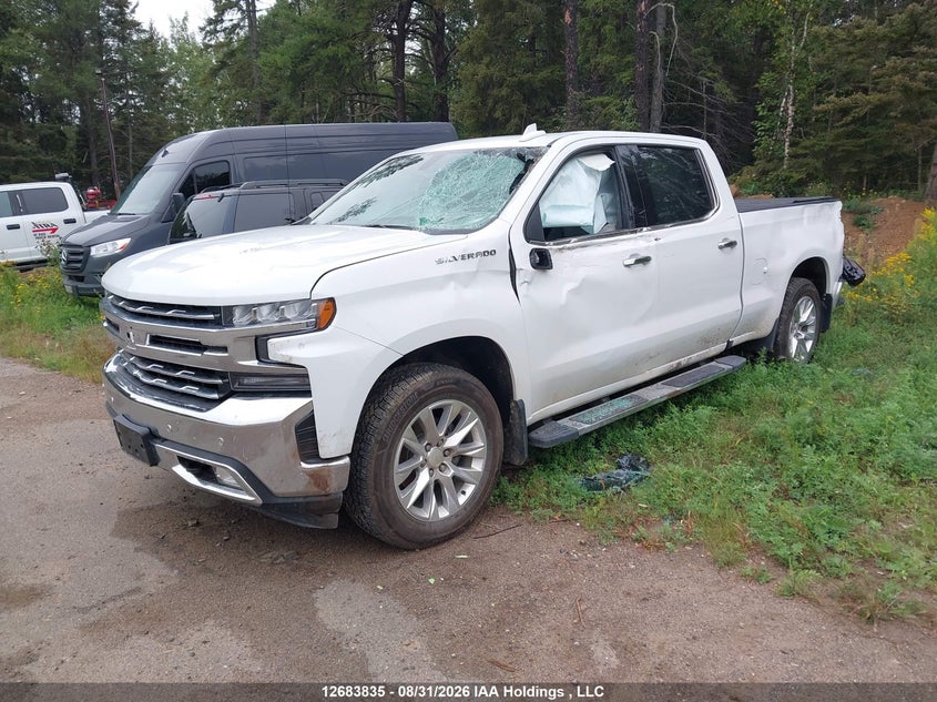2022 Chevrolet Silverado 1500 Ltd Ltz, Front, IAAI, VIN 1GCUYGEL9NZ155395 — photo 2