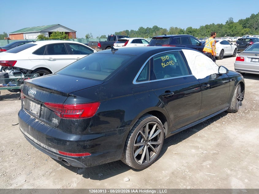 Vin: wauenaf45hn021218, lot: 3088214, audi a4 premium plus 20174