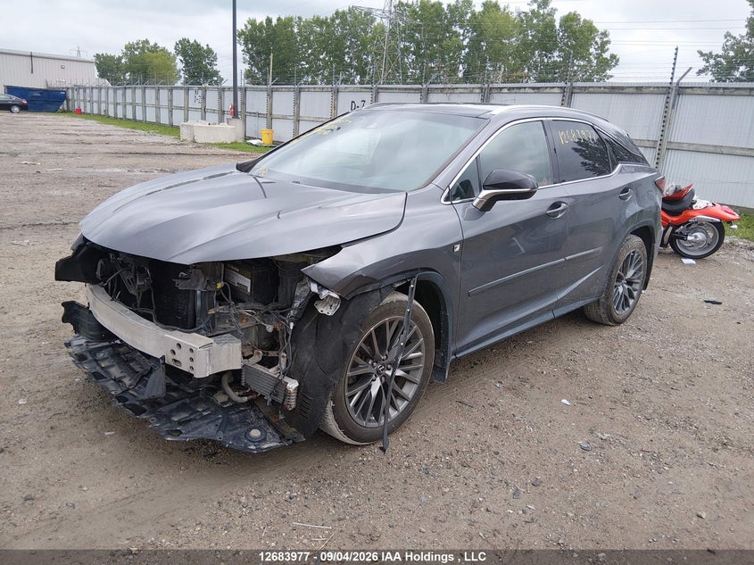 2019 Lexus RX, Front, IAAI, VIN 2T2BZMCA8KC185896 — photo 2