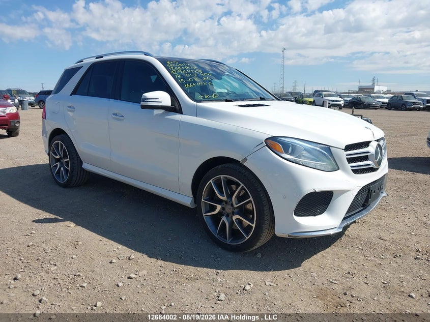 2017 Mercedes-Benz Gle 400 4Matic, Удар спереду, IAAI, VIN 4JGDA5GB8HA964205