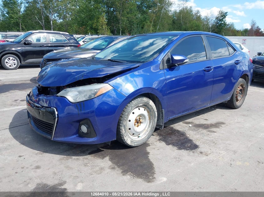 Vin: 2t1burhe4fc304836, lot: 3088340, toyota corolla s 20152