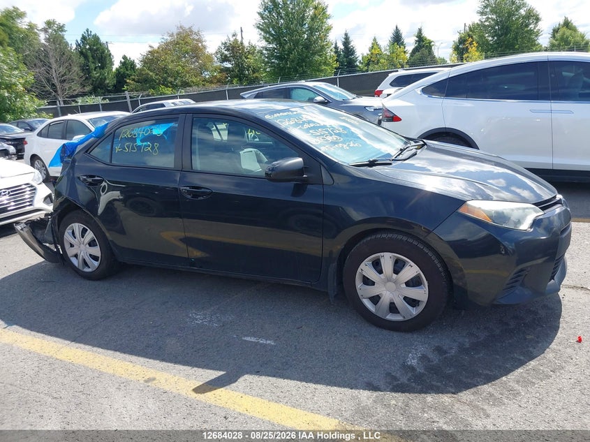 2016 TOYOTA COROLLA SEDAN 1.8L I-4 DOHC, VVT, 132HP
