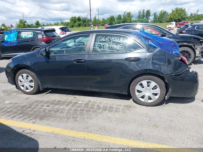 2016 TOYOTA COROLLA SEDAN 1.8L I-4 DOHC, VVT, 132HP