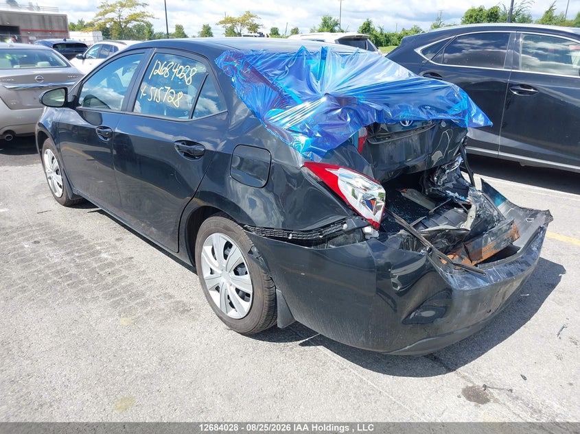 2016 TOYOTA COROLLA SEDAN 1.8L I-4 DOHC, VVT, 132HP
