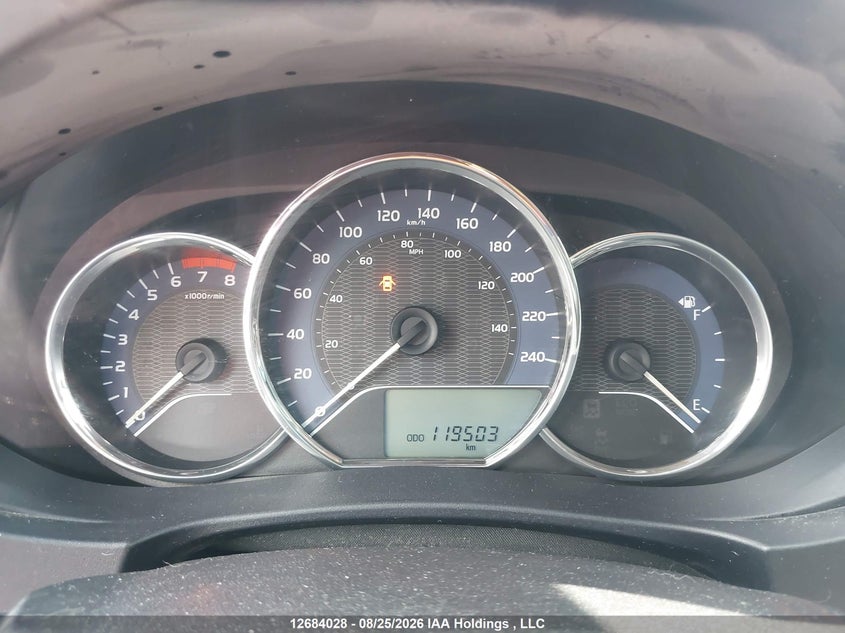 2016 TOYOTA COROLLA SEDAN 1.8L I-4 DOHC, VVT, 132HP