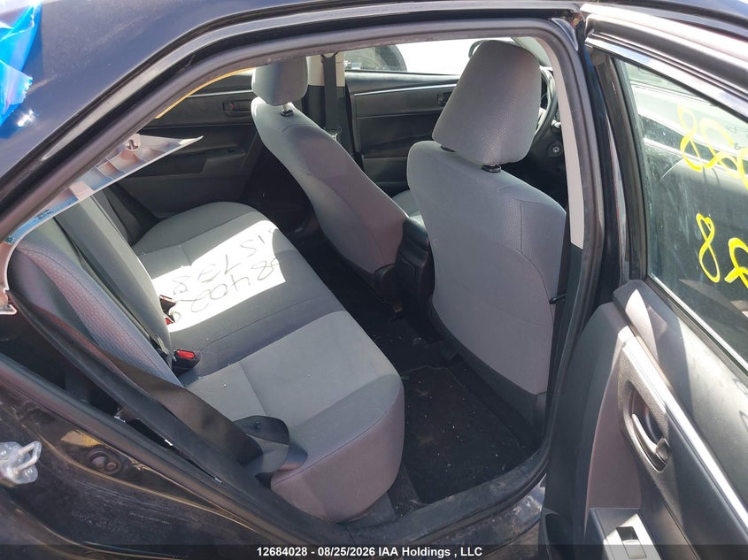 2016 TOYOTA COROLLA SEDAN 1.8L I-4 DOHC, VVT, 132HP