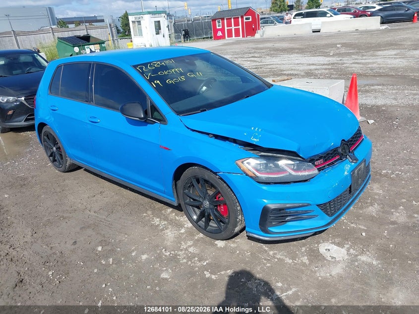 Vin: 3vw5t7au2km010999, lot: 3088432, volkswagen golf gti 5-door/5-door autobahn/5-door rabbit 2019 img_1