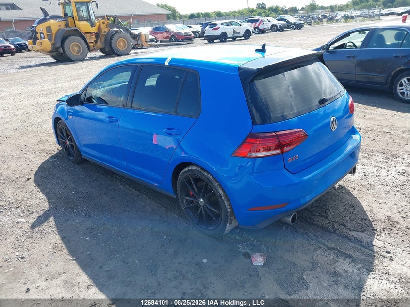 Vin: 3vw5t7au2km010999, lot: 3088432, volkswagen golf gti 5-door/5-door autobahn/5-door rabbit 20193