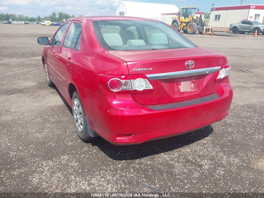 Vin: 2t1bu4ee1dc032315, lot: 3088441, toyota corolla s/le 20133