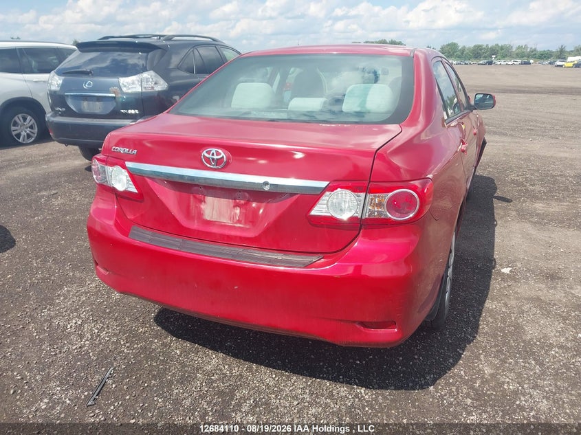 Vin: 2t1bu4ee1dc032315, lot: 3088441, toyota corolla s/le 20134