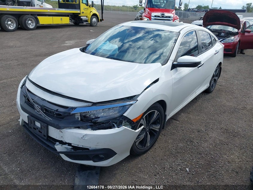 Vin: 2hgfc1f92jh106929, lot: 3088510, honda civic touring 20182