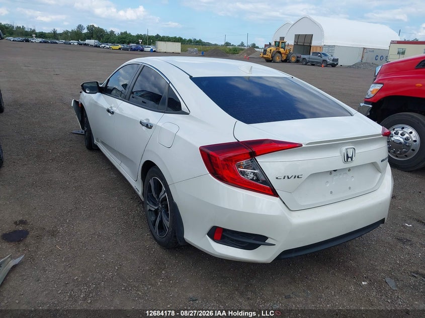 Vin: 2hgfc1f92jh106929, lot: 3088510, honda civic touring 20183