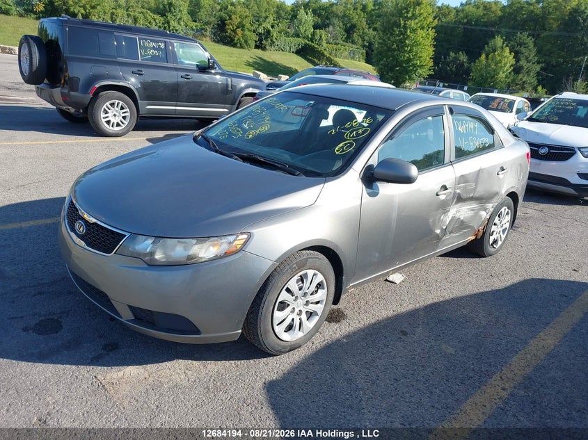 2012 Kia Forte, Left Side, IAAI, VIN KNAFT4A20C5536573 — photo 2
