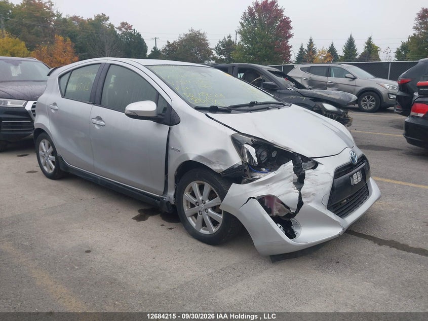 2017 Toyota Prius C, Rear, IAAI, VIN JTDKDTB39H1595183