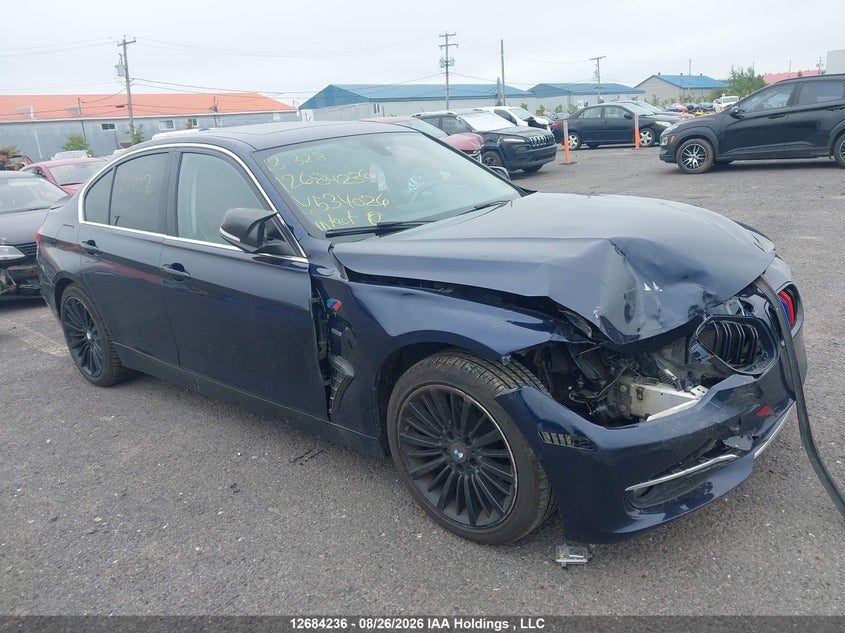 2013 BMW 3ER SEDAN 2.0L I-4 DI, DOHC, VVT, TURBO, 241HP