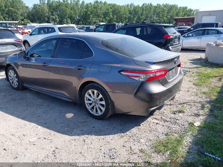 Vin: 4t1b11hk2ju121474, lot: 3088574, toyota camry se 20183