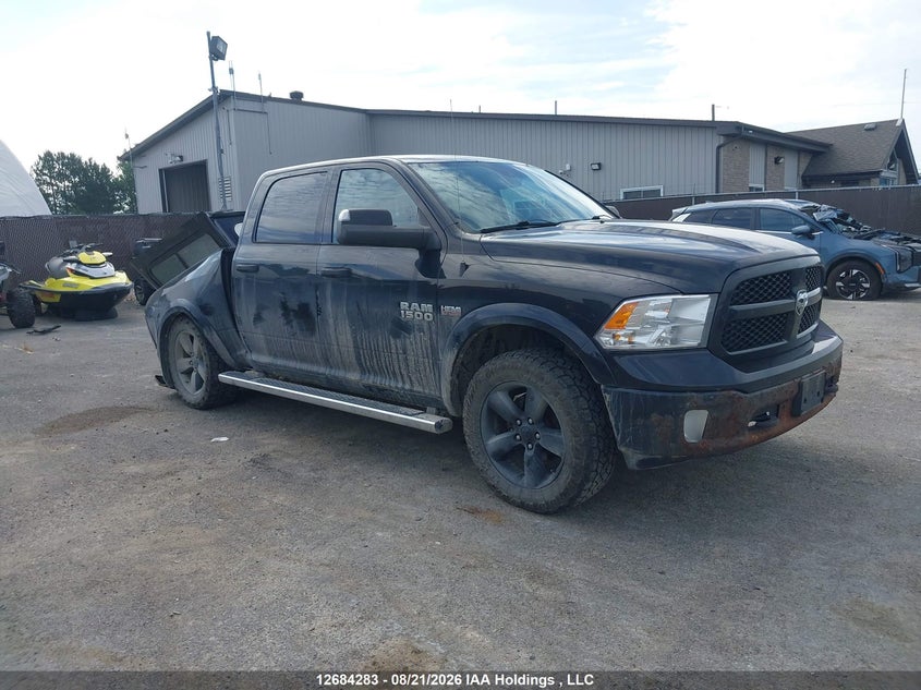2017 Ram 1500, Удар сзади, IAAI, VIN 1C6RR7LT8HS718401