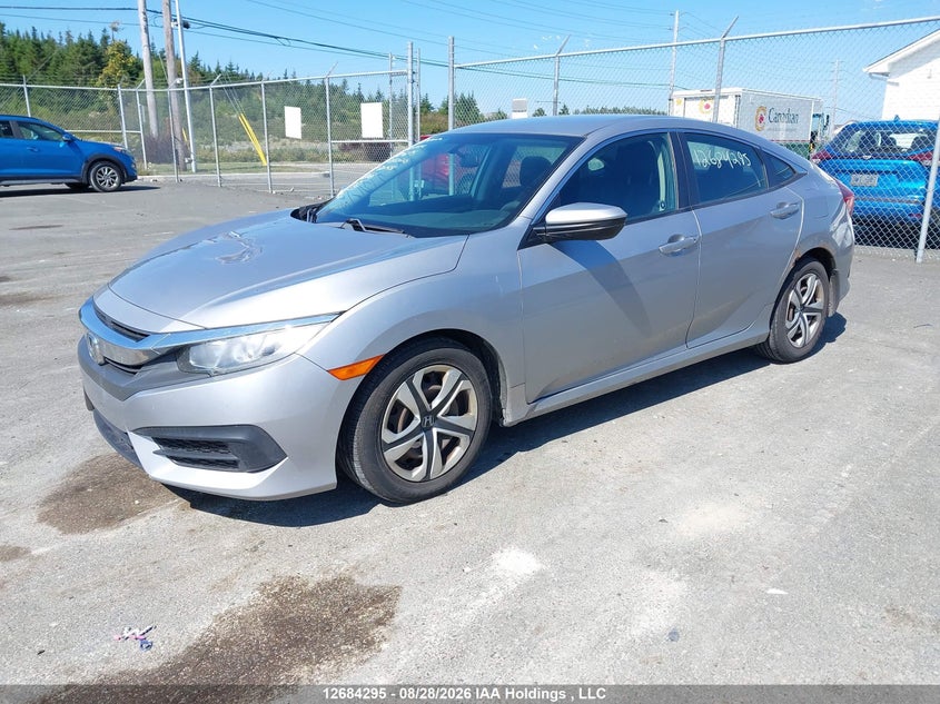 Vin: 2hgfc2f52gh036070, lot: 3088628, honda civic lx 20162