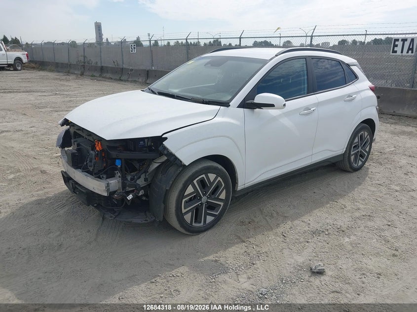 Vin: km8k23ag4nu144937, lot: 3088651, hyundai kona sel 20222