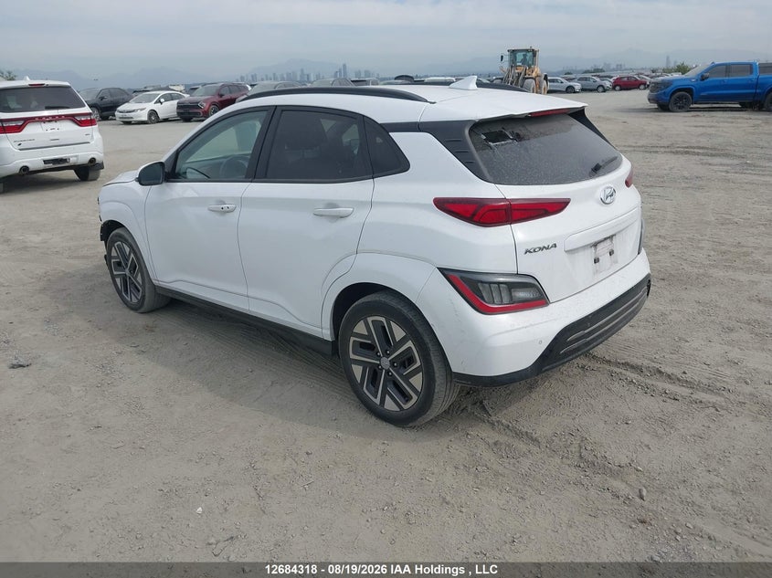 Vin: km8k23ag4nu144937, lot: 3088651, hyundai kona sel 20223