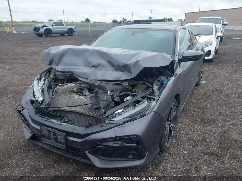 2018 Honda Civic, Front, IAAI, VIN 2HGFC3A53JH220518 — photo 2