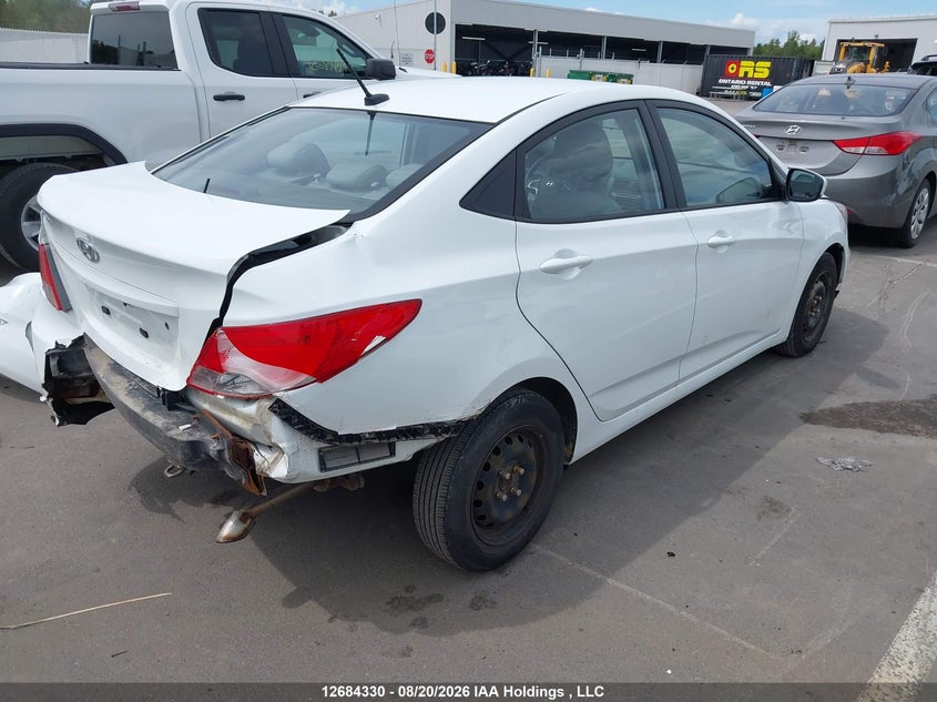 Vin: kmhct4ae4gu959096, lot: 3088663, hyundai accent se 20164
