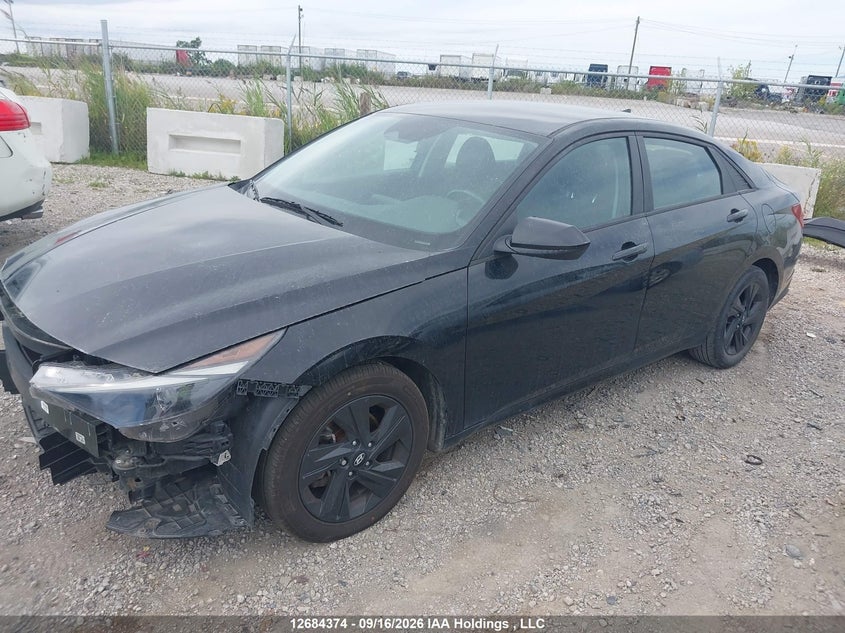 Vin: kmhlm4ag3nu316105, lot: 3088708, hyundai elantra preferred ivt 20222