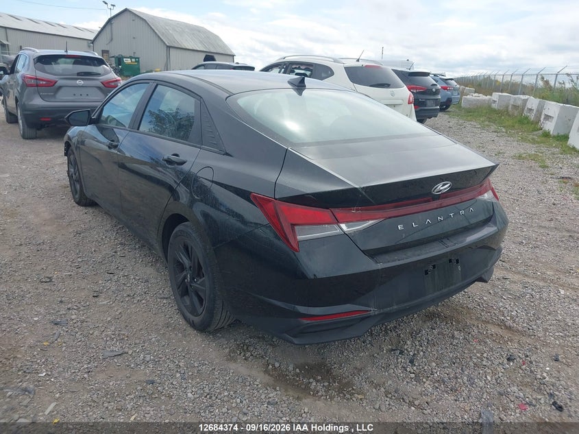 Vin: kmhlm4ag3nu316105, lot: 3088708, hyundai elantra preferred ivt 20223
